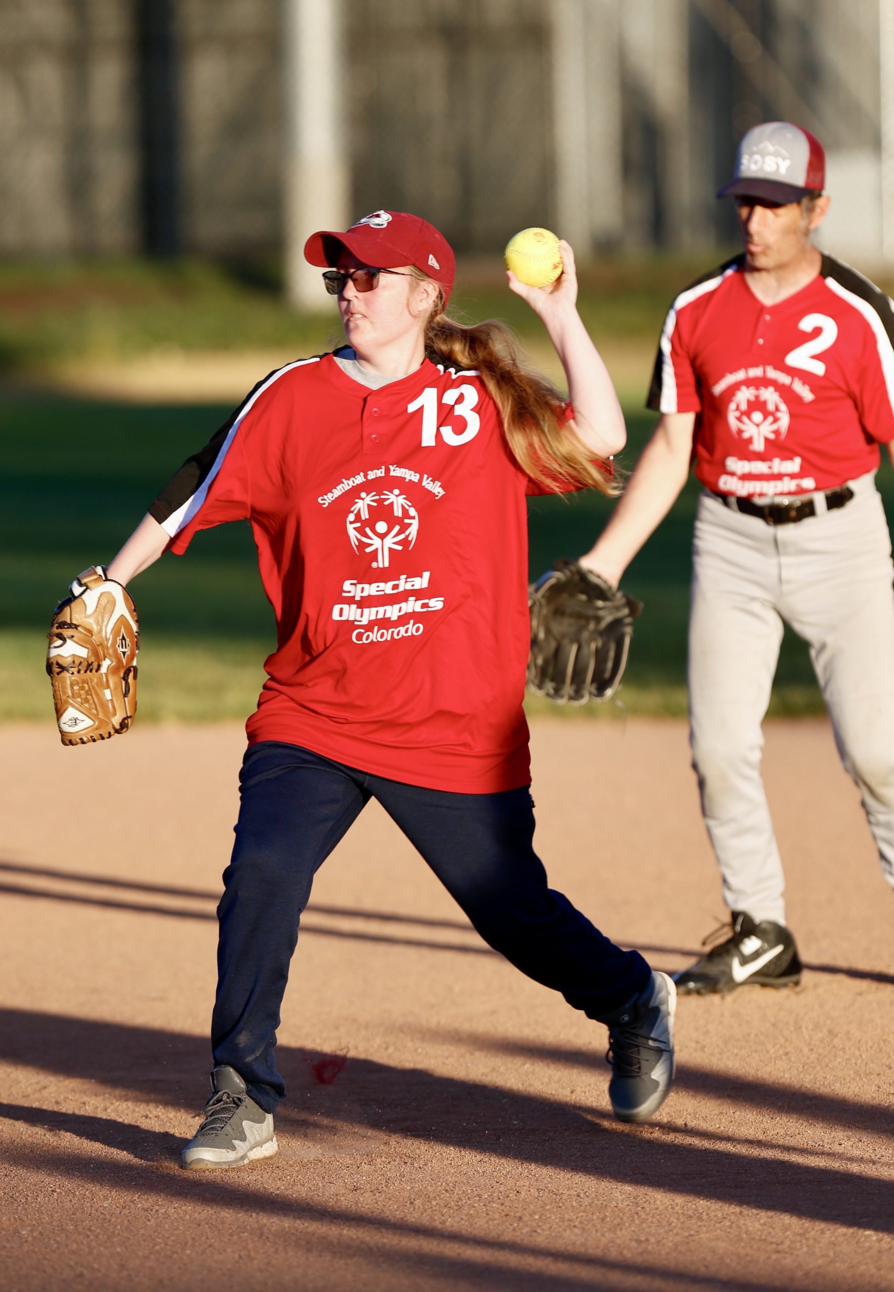 PHOTOS Special Olympics softball practice